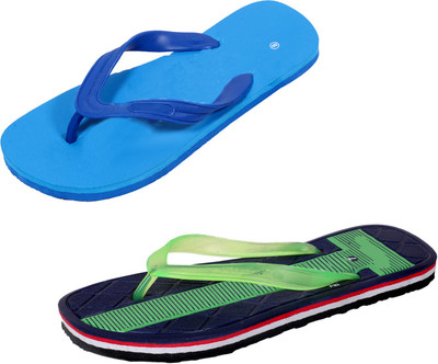 

Indistar SetpCare Super Soft and Comfortable Slippers, Blue::green