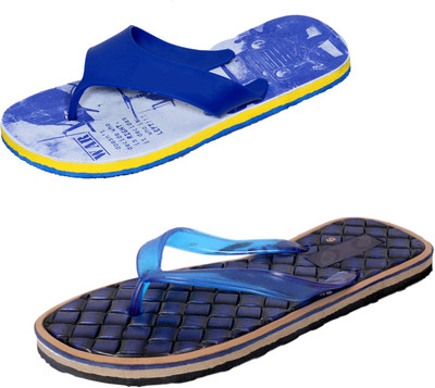 

Indistar SetpCare Super Soft and Comfortable Slippers, Blue:: blue