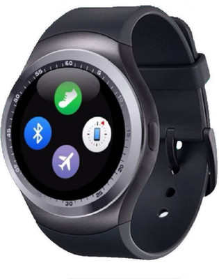 

Phezo BLUETOOTH WITH SIM CARD & SD CARD SUPPORT BLACK Smartwatch Multicolor Smartwatch(Black Strap Free Size)