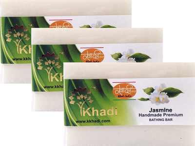 

Khadi JASMINE SOAPS PACK OF 3(375 g, Pack of 3)