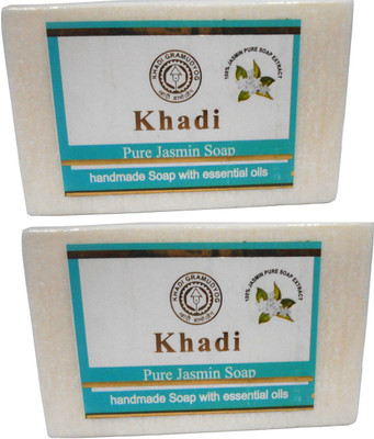 

Khadi Herbal pure Jasmine Soap Pack Of 3(375 g, Pack of 3)