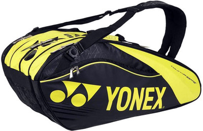 

Yonex YONEX-KB-SUNR9626TG-BT6 Kit Bag(Multicolor, Kit Bag), Black/lime