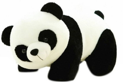 

Shopfloor.XYZ Stuffed Spongy Hugable Cute Panda Teddy Bear - 26 cm(BLACK AND WHITE)
