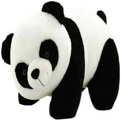

Shopfloor.XYZ STUFFED TOY TEDDY BEAR CUTE PANDA - 23 cm(BLACK AND WHITE)