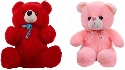 

Teddyking 3 Feet Sitting Cute And Soft Teddy bear for Birth day And Other Party - 88 cm(Red, Pink), Pink;red