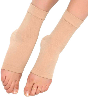 

PE Injury compression sleeve socks for men women Ankle Support (XL, skin), Multicolor