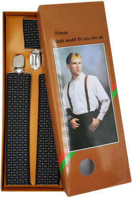 

Baluchi Y- Back Suspenders for Men, Boys(Black)