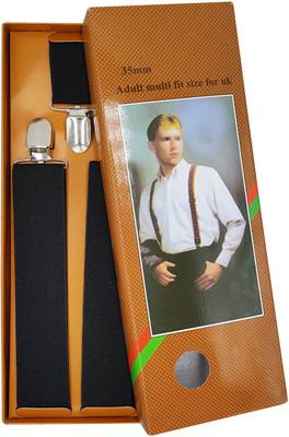 

Baluchi Y- Back Suspenders for Men, Boys(Black)