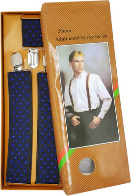 

Baluchi Y- Back Suspenders for Men, Boys(Blue)