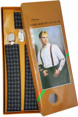 

Baluchi Y- Back Suspenders for Men, Boys(Black)
