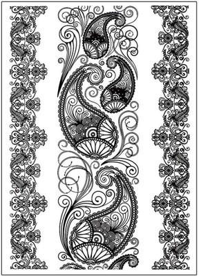 

Savii Fake Heena Mehendi Lace Flower Butterfly Design(Fake Heena Mehendi Lace Flower Butterfly Design)
