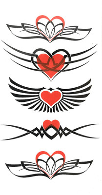 

Savii Beautiful Colored Heart Totem Design(Beautiful Colored Heart Totem Design)