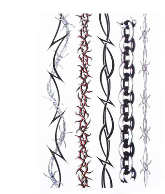 

Savii Beautiful Colorful Big Chain Barbed Wire Tribal Totem Popular New Design(Beautiful Colorful Big Chain Barbed Wire Tribal Totem Popular New Design)