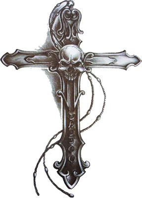 

Savii Beautiful Big Black Danger Cross Design(Beautiful Big Black Danger Cross Design)