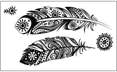 

Savii Black Peacock Feather Design(Black Peacock Feather Design)