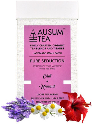 

Ausum Pure Seduction (Loose Blend) | Hibiscus, Lavender, Chamomile White Tea(50 g, Box)
