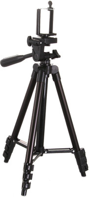 

Padraig 105CM Tripod For DSLR ,Action Cameras With Carry Bag & Phone Mount Tripod(Black, Supports Up to 500 g)