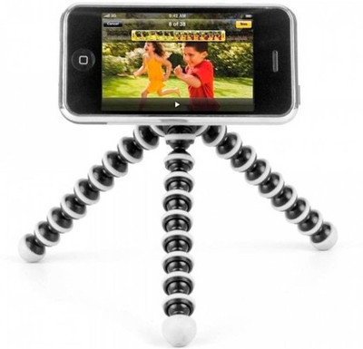 

Clairbell CVH_621C_Gorilla asus Portable tripod||360 degree tripod|| Foldable triopod|| Camera stand|| Mobile Tripod|| Camcorder tripod|| Camera mount|| Extendable tripod||Three-Dimensional Head & Quick Release Plate|| Assorted color|| Compatible with opp