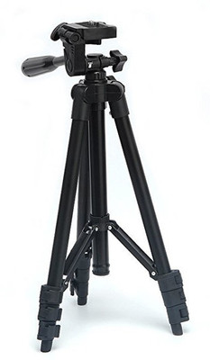 

Piqancy DSLR Camera Tripod - 3120 For Camera Fully Flexible Mount Cum Tripod , 3-section lever-lock legs for easy height adjustments , Light weight Tripods with Black Carry Travel Bag Tripod(Black, Supports Up to 500 g)