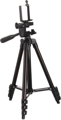 

Padraig 3120 Tripod 105 cm Long for DSLR,GOPRO Action Cameras for Still Photography and Video Tripod(Black, Supports Up to 500 g)