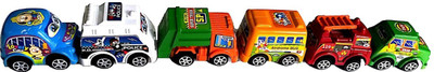 

Reyansh Collection Mini Push Back Pull Back Cars Toy Set of 6(Multicolor)