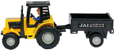 

crazy toys Tractor With Trolly(Multicolor)