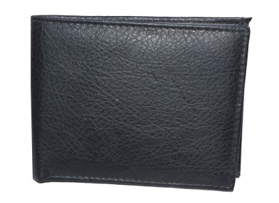 

APF COLLECTION Men Black Genuine Leather Wallet(3 Card Slots)