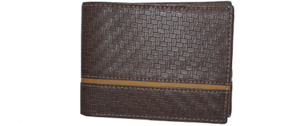 

APF COLLECTION Men Brown Genuine Leather Wallet(8 Card Slots)