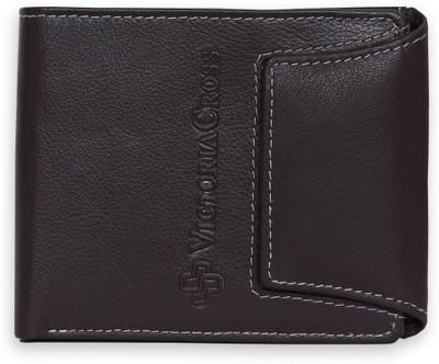 

Victoria Cross Men Brown Genuine Leather Wallet(6 Card Slots)
