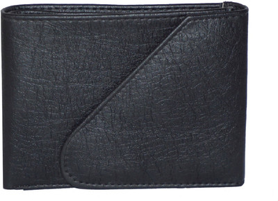 

APF COLLECTION Men Black Genuine Leather Wallet(5 Card Slots)