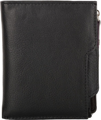

Kan Men Black Genuine Leather Wallet(6 Card Slots)