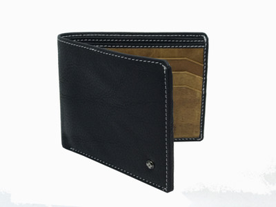 

JL Collections Men Black Genuine Leather Wallet(6 Card Slots)