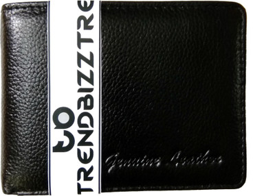

TrendBizz Men Black Genuine Leather Wallet(10 Card Slots)