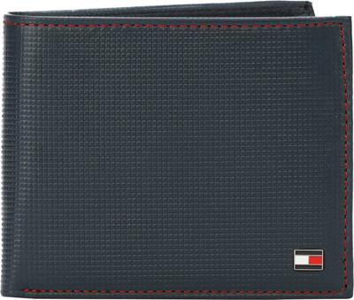 

Tommy Hilfiger Men Blue Genuine Leather Wallet(7 Card Slots), Navy