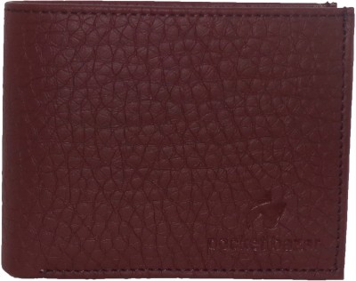 pocket bazar Men Formal Maroon Artificial Leather Wallet(8 Card Slots)