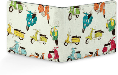 

SL COLLECTIONS Boys Multicolor, Tan Canvas, Artificial Leather Wallet(4 Card Slots)
