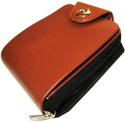 

Peacock Mundkar Boys Tan Artificial Leather Wallet(8 Card Slots)