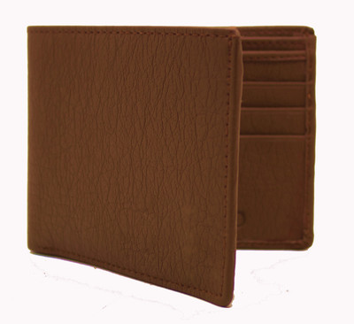 

Nietz Men Brown Artificial Leather Wallet(10 Card Slots)