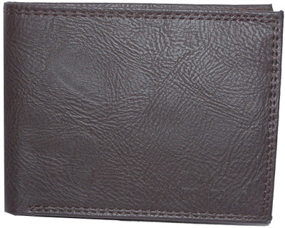 

APF COLLECTION Men Brown Genuine Leather Wallet(4 Card Slots)