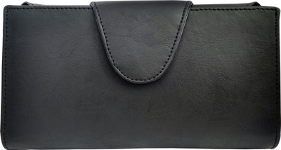 

LI LEANE Women Casual Black Artificial Leather Wallet(8 Card Slots), Orange;tan