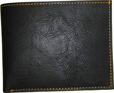 

ATXP Men Black Genuine Leather Wallet(3 Card Slots)