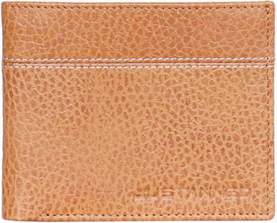 

Justanned Men Tan Genuine Leather Wallet(3 Card Slots)