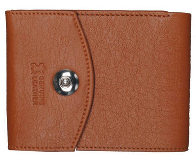 

DELMA Men Tan Artificial Leather Wallet(4 Card Slots)