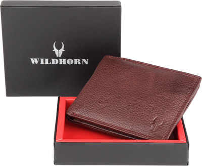 

WildHorn Men Casual Brown Genuine Leather Wallet(5 Card Slots)