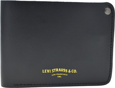 

Levi's Men Black Genuine Leather Wallet(6 Card Slots)