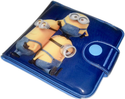 

kidoz kingdom Boys Blue Plastic Wallet(4 Card Slots), Multicolour