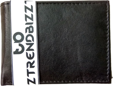 

TrendBizz Men Black Genuine Leather Wallet(3 Card Slots)