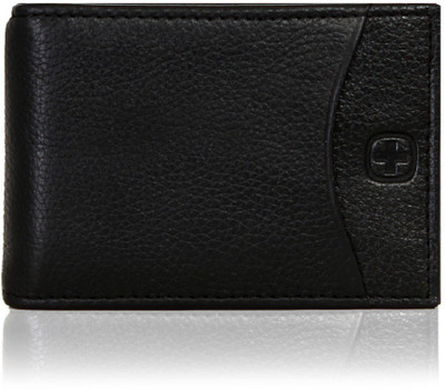 

Swiss Gear Men Black Genuine Leather Money Clip(4 Card Slots)