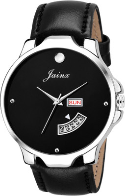 

JAINX JM304 Black Day and Date Watch - For Men