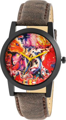 

Jack Klein Brown Strap Graphic Edition Watch Watch - For Men